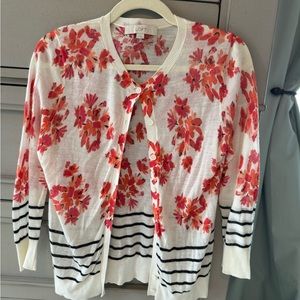 Gauzy Loft Floral Medium Cardigan